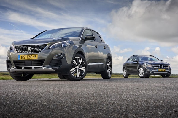 Peugeot 3008 vs. Mercedes GLA occasion dubbeltest