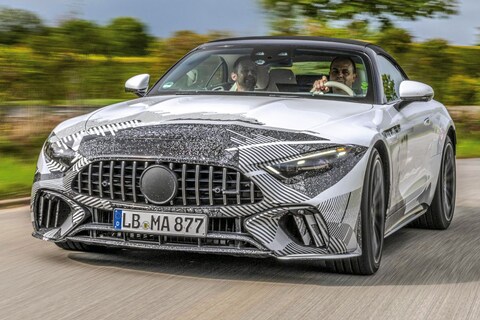 Meerijden met de Mercedes-Benz SL - Reportage