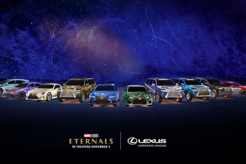 Lexus kleedt modellen aan als 'Eternals'