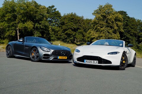 Aston Martin Vantage Roadster vs. Mercedes-AMG GTC Roadster - Test