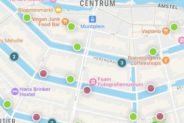 Vind laadpalen in app Pump