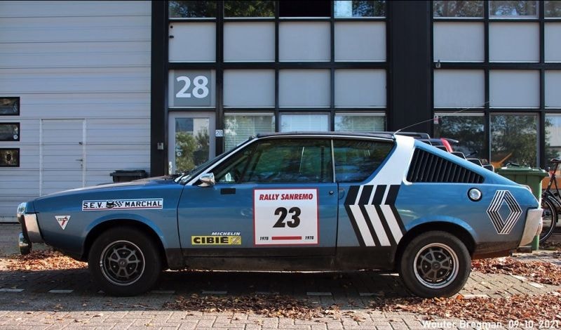 Renault 17 Gordini in het wild