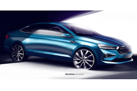 Skoda schetst nieuwe sedan