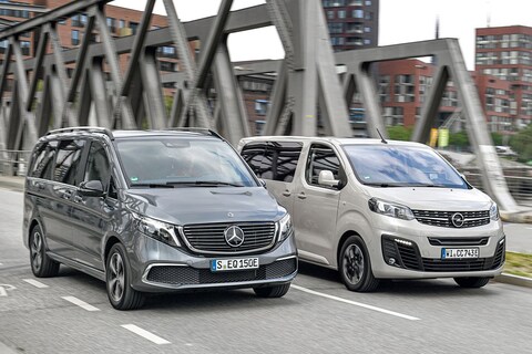 Mercedes-Benz EQV vs. Opel e-Zafira Life - Vergelijkende Test
