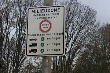 Milieuzone Utrecht 2500 m 2021