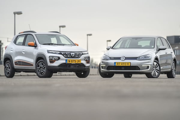Dacia Spring vs. Volkswagen e-Golf