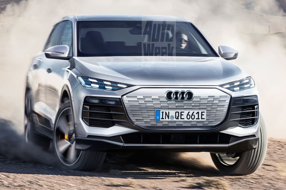 Audi Q6 e-tron render (Illustratie: Larson)