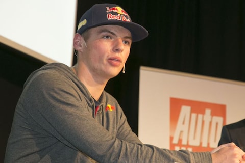 Max Verstappen in 2014 over de weg naar de F1