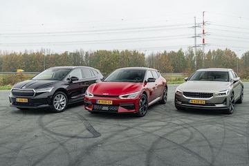 Skoda Enyaq Kia EV6 Polestar 2 EV elektrisch rijden