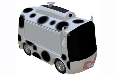 Zelfrijdend busje uit China wil koe zijn