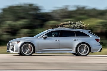 Hennessey snelheidsrecord kerstboom Audi RS6 Avant