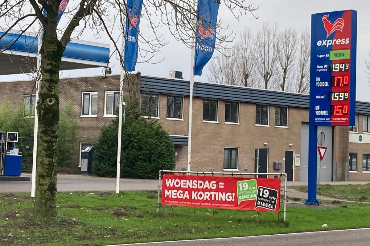 onbemand benzinestation tankstation haan korting