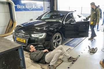 Audi S5 Op de rollenbank