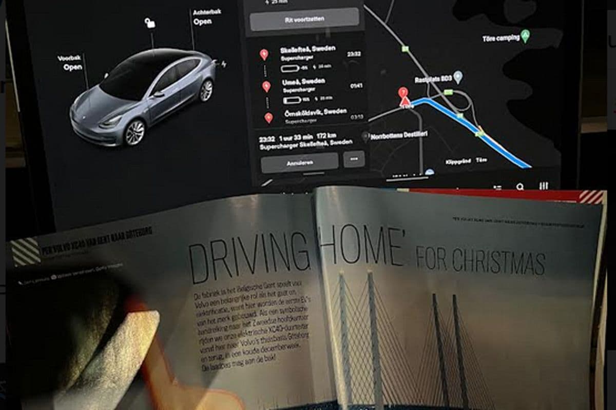 Tesla Model 3 ScandinaviÃ« Noorderlicht