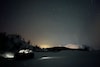 Tesla Model 3 Scandinavië Noorderlicht