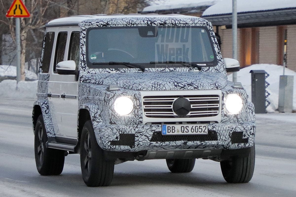 Mercedes-Benz G-klasse spyshots