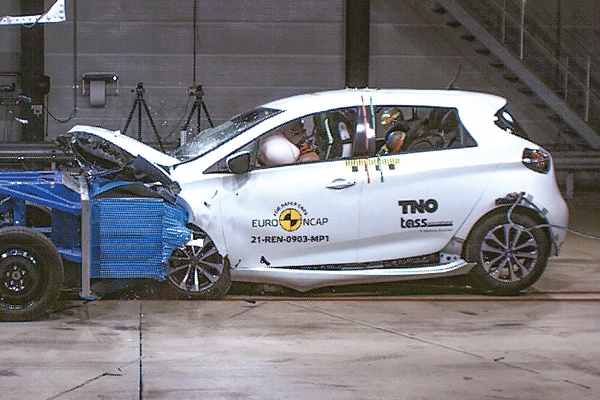 Renault Zoe crashtest Euro NCAP