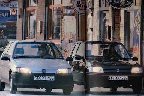 Peugeot 106 vs. Peugeot 205 - Uit de Oude Doos