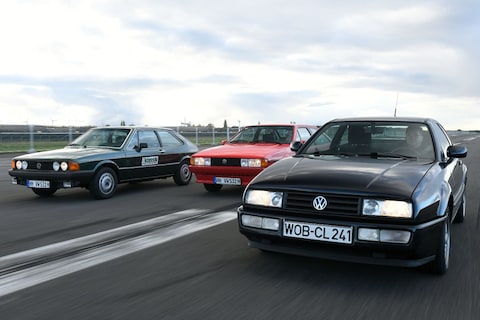 Wat is de leukste volkscoupé van VW: Scirocco I, Scirocco II of toch de Corrado?