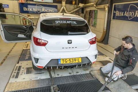 Seat Ibiza SC 1.4 TSI Cupra Bocanegra - Op de rollenbank