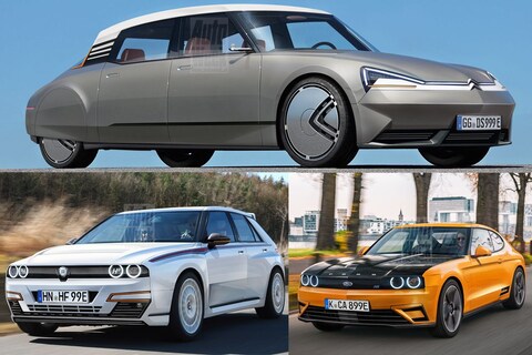 Citroën DS, Lancia Delta en Ford Capri - Blik to the Future