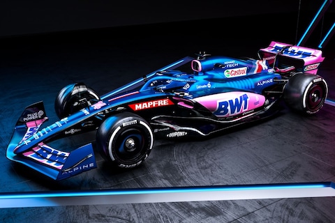 Alpine F1-team toont opvallend gekleurde nieuwe auto