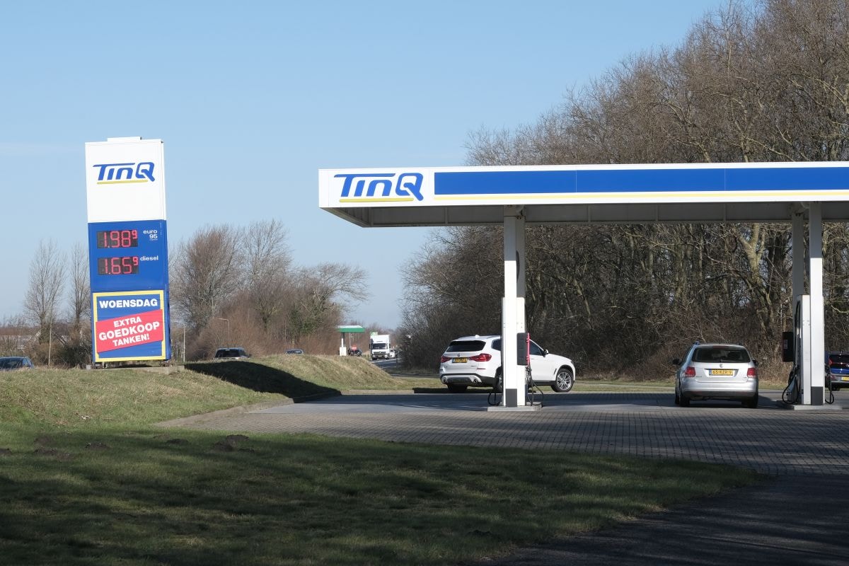 tankstation brandstofprijzen benzine tinq