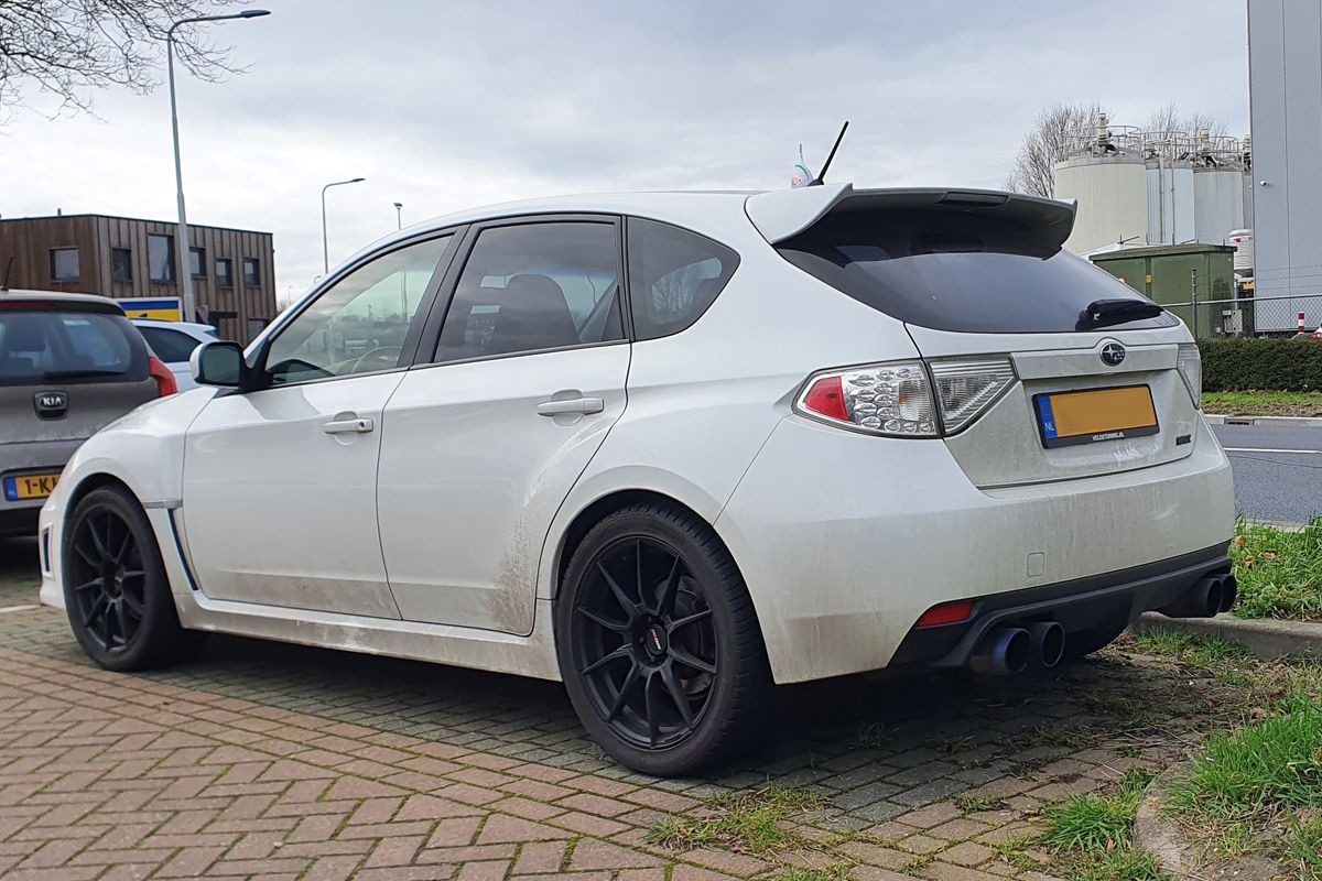 Subaru WRX in het wild