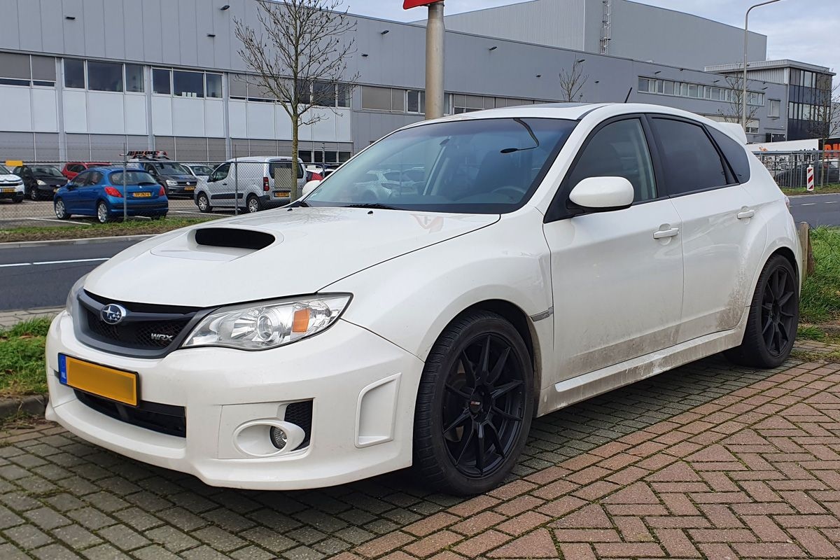 Subaru WRX in het wild