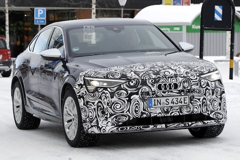 Gefacelifte Audi E-tron Sportback betrapt