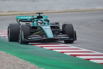 Aston Martin Vettel Training Barcelona 2022 - foto ANP