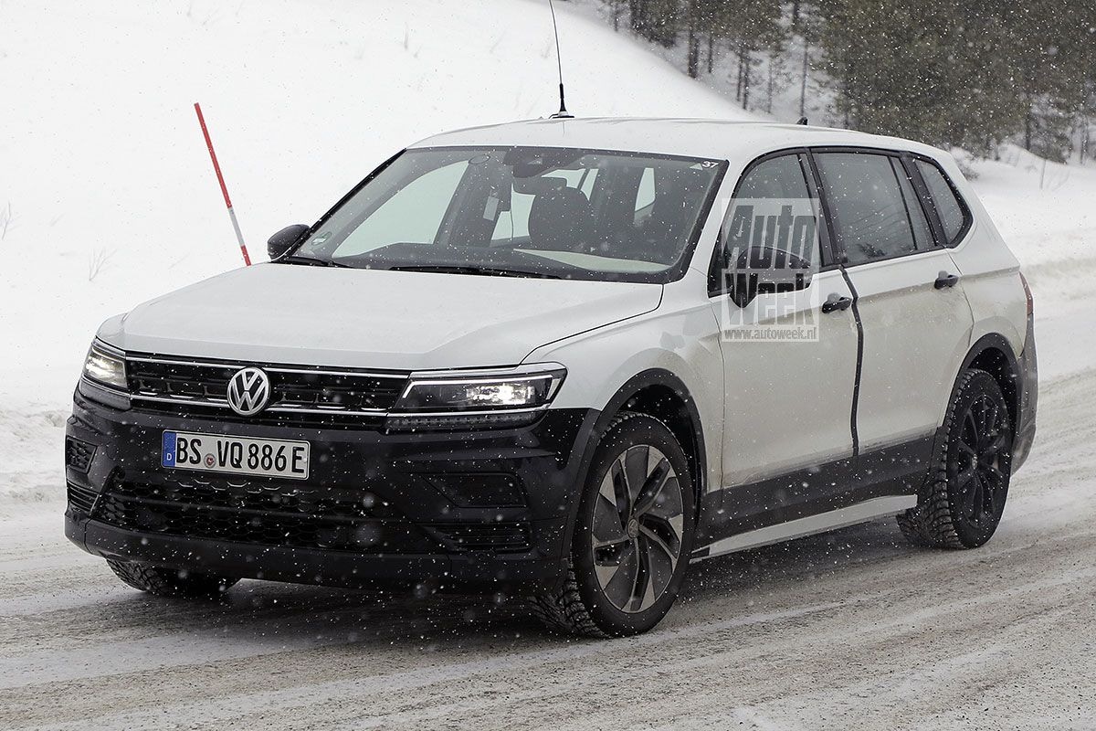 Volkswagen spyshots elektrische SUV Tiguan