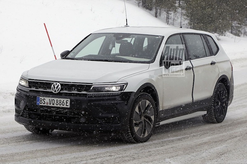Volkswagen spyshots elektrische SUV Tiguan