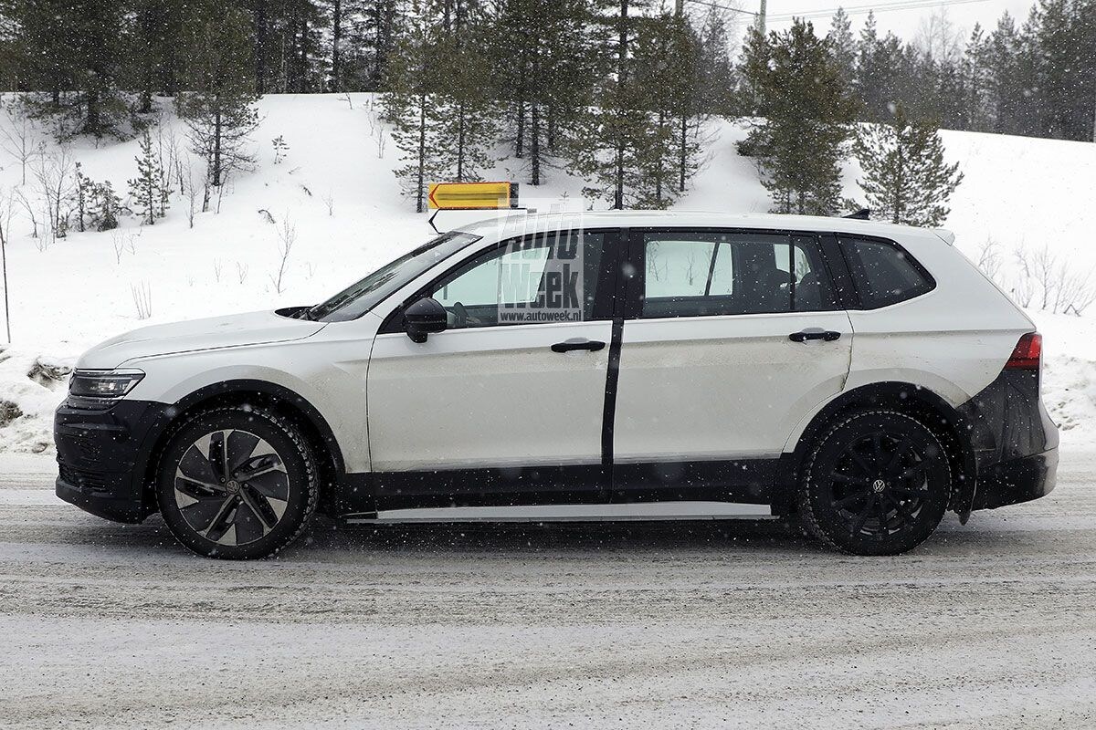 Volkswagen spyshots elektrische SUV Tiguan