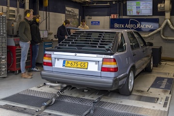 Saab 9000 Turbo Op de Rollenbank