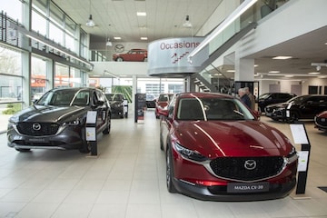 Mazda dealer showroom