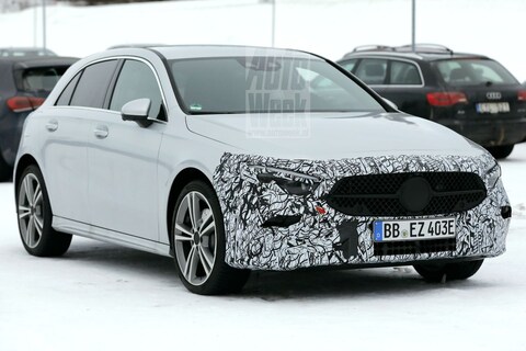 Mercedes-Benz A-klasse-familie gefacelift onderweg