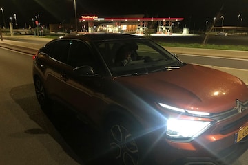 Pleisterplaats TotalEnergies Frankrijk nacht