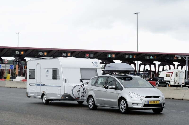 Tol Frankrijk Péage ANP Ford S-Max caravan