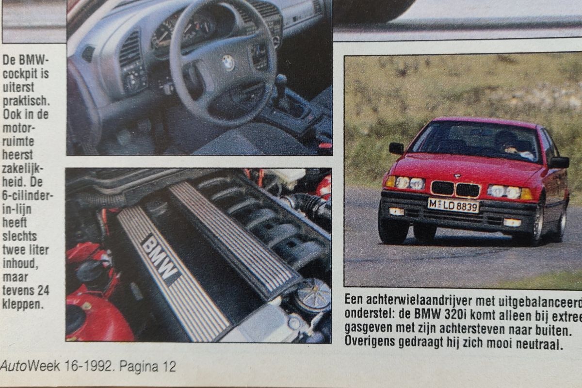 BMW 320 vs. Alfa Romeo 155 Oude Doos