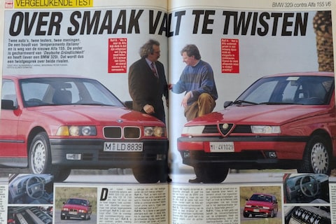 BMW 320i vs. Alfa Romeo 155 V6 - Uit de Oude Doos