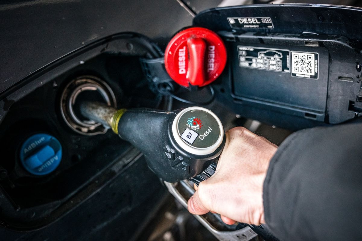 Diesel tanken (ANP)