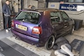 Volkswagen Golf op de rollenbank