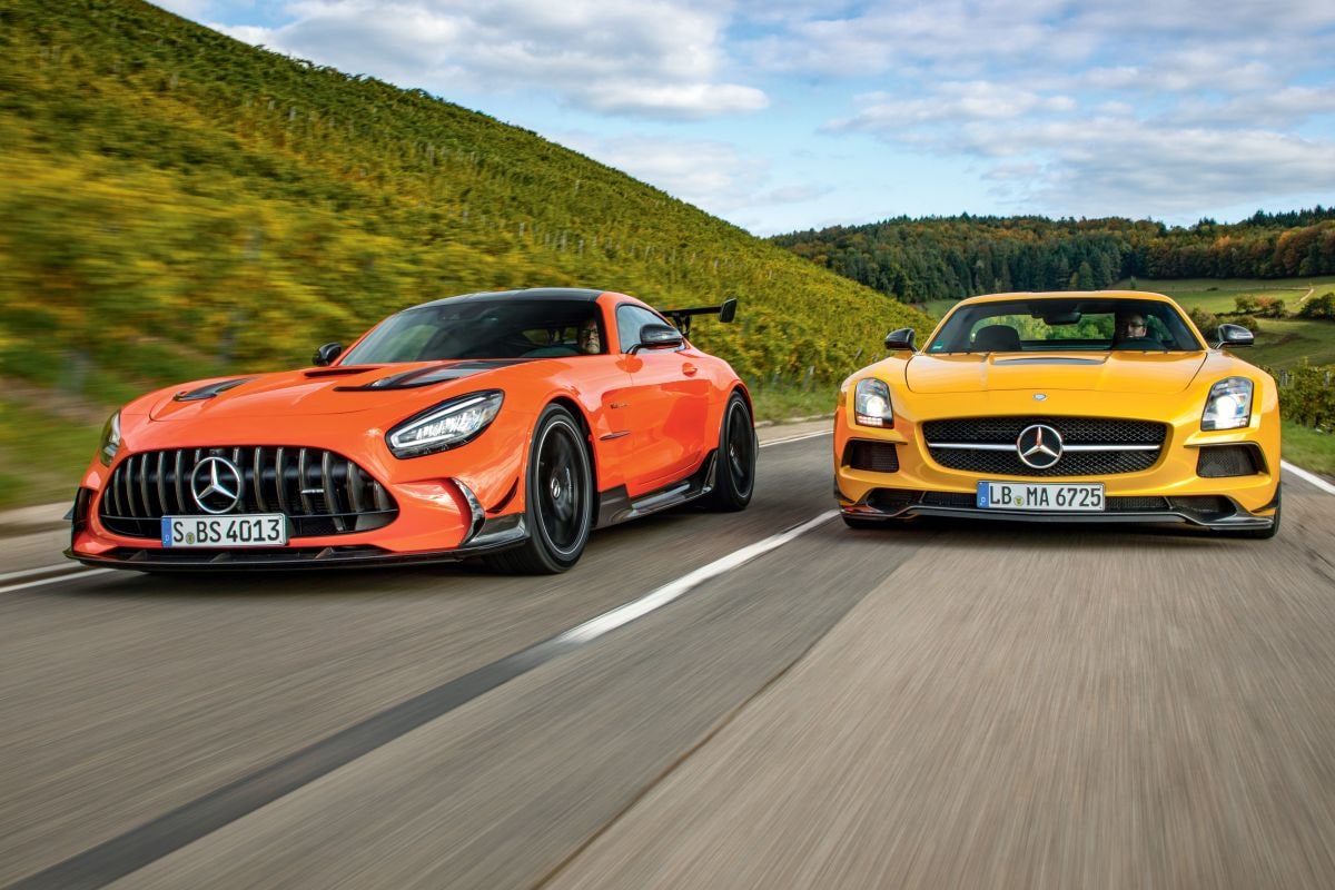 Mercedes-AMG GT en SLS Black Series