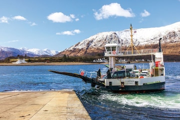 Camper op de ferry Inverness