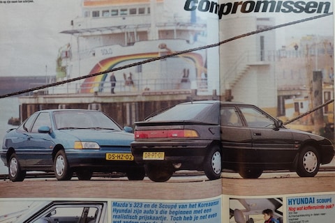 Mazda 323 F vs. Hyundai Scoupé - Uit de Oude Doos