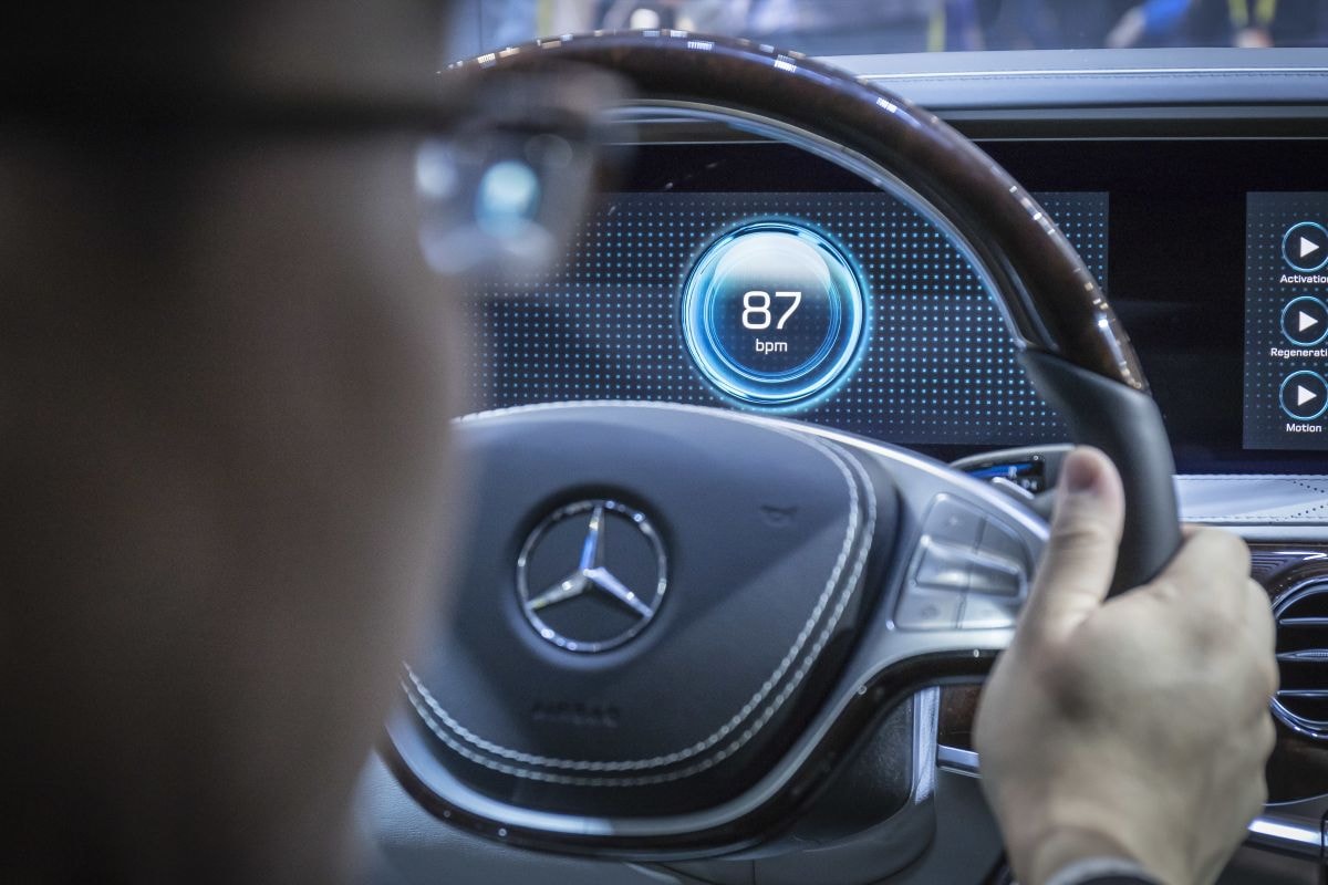 Mercedes hartslagmeter