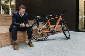 e-bike elektrische fiets woon-werkverkeer Foto Qwic