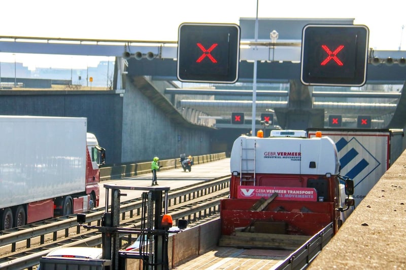 Ketheltunnel gesloten (ANP)