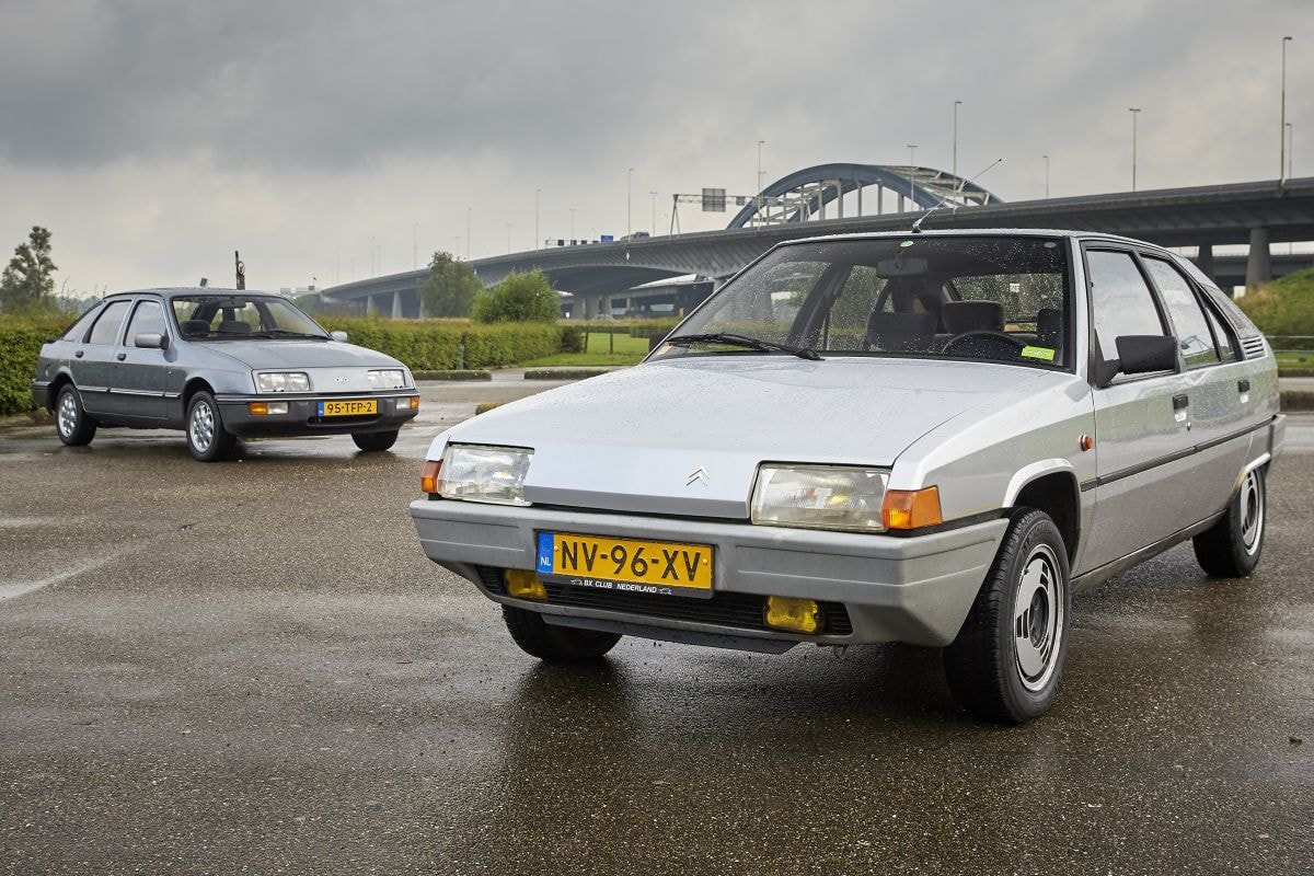 Citroën BX en Ford Sierra